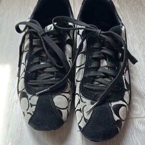 Coach Black and Gray Athletic Shoes